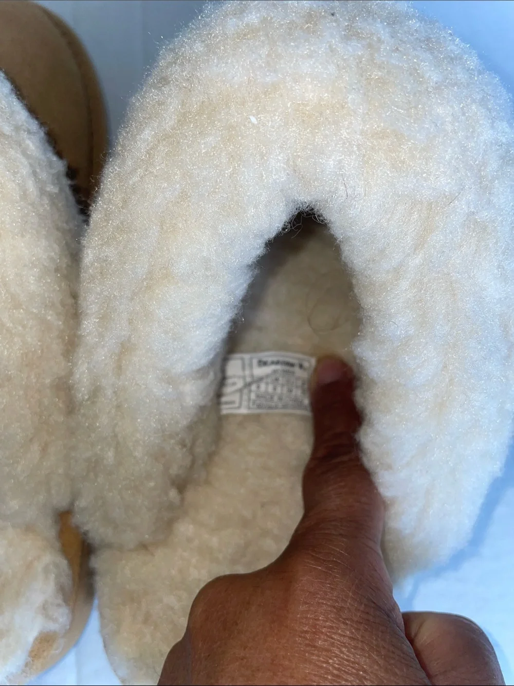 BearPaw cream suede